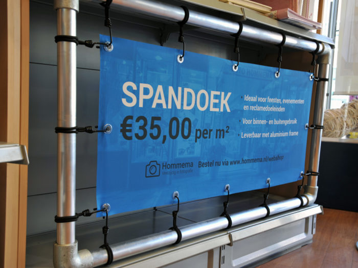 Spandoek met print