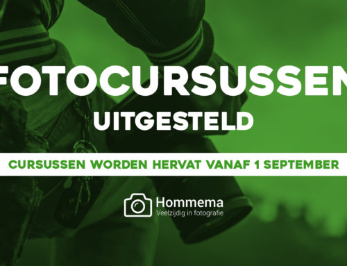 Fotocursussen uitgesteld tot na 1 september